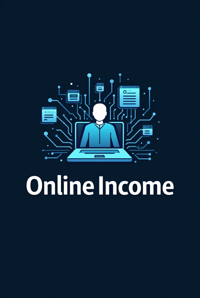 Online income logo design 