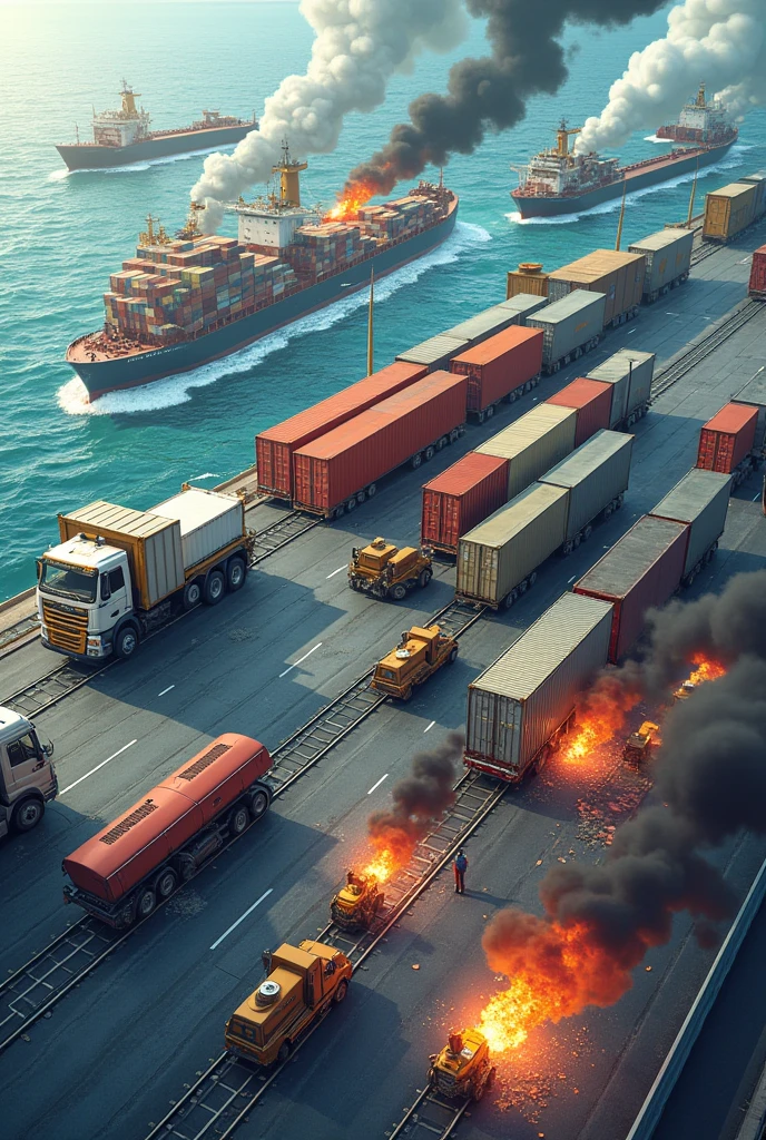 
ICC type B.
in this case, risks related to explosions are contemplated, natural phenomena, fires, collisions, overturns or loss of value of the merchandise due to loading and unloading waves, losses during transport, etc.