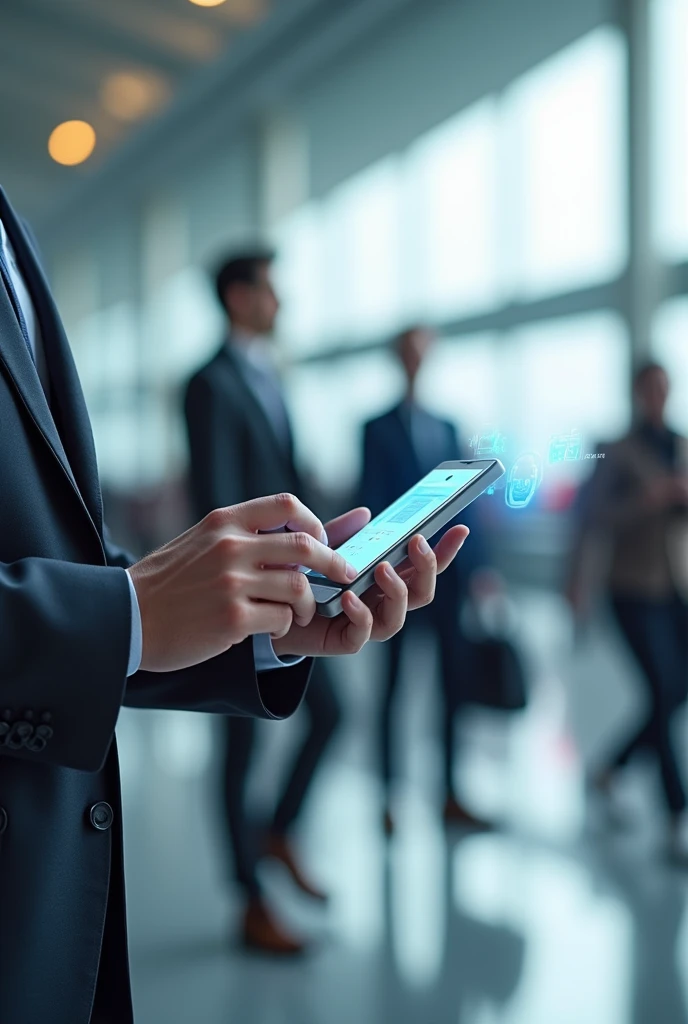 create an illustration of a technology to solve the risk and security for tourism in modern society