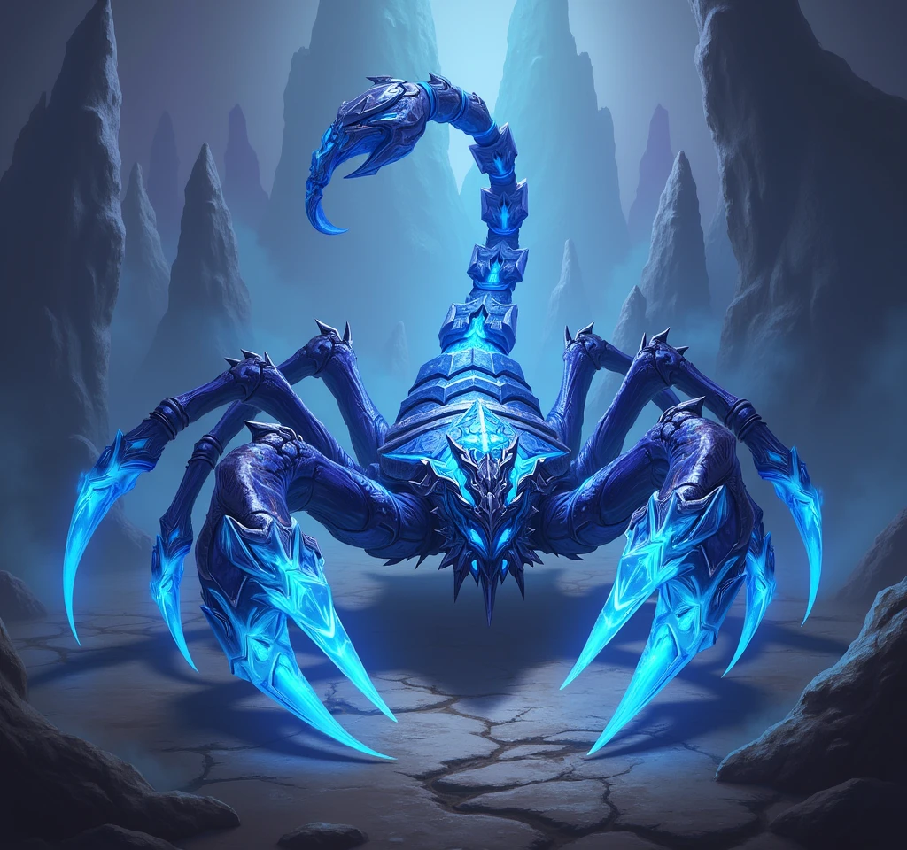 faça uma fan art de skin para o campeao Skarner do league of Legends