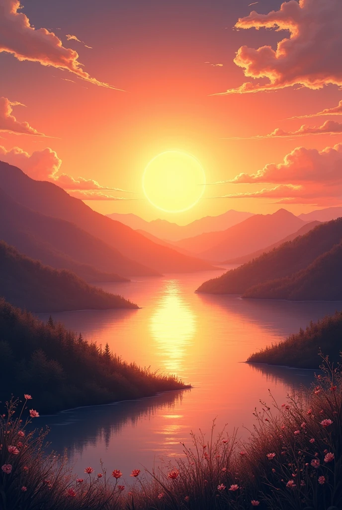 the sunset nature