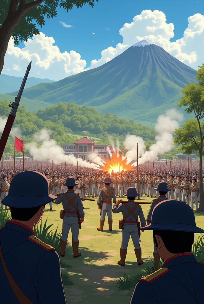 Battle of San Jacinto Nicaragua animated 