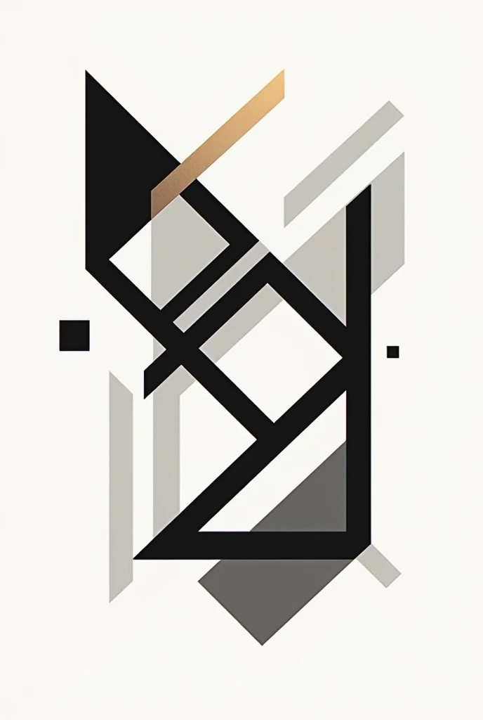 make a large print to start printing my shirts, something minimalist with some lines and shapes. It has to be black or white, why are my brand colors