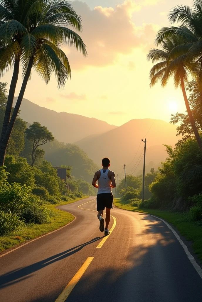 Philippines road Solo morning run