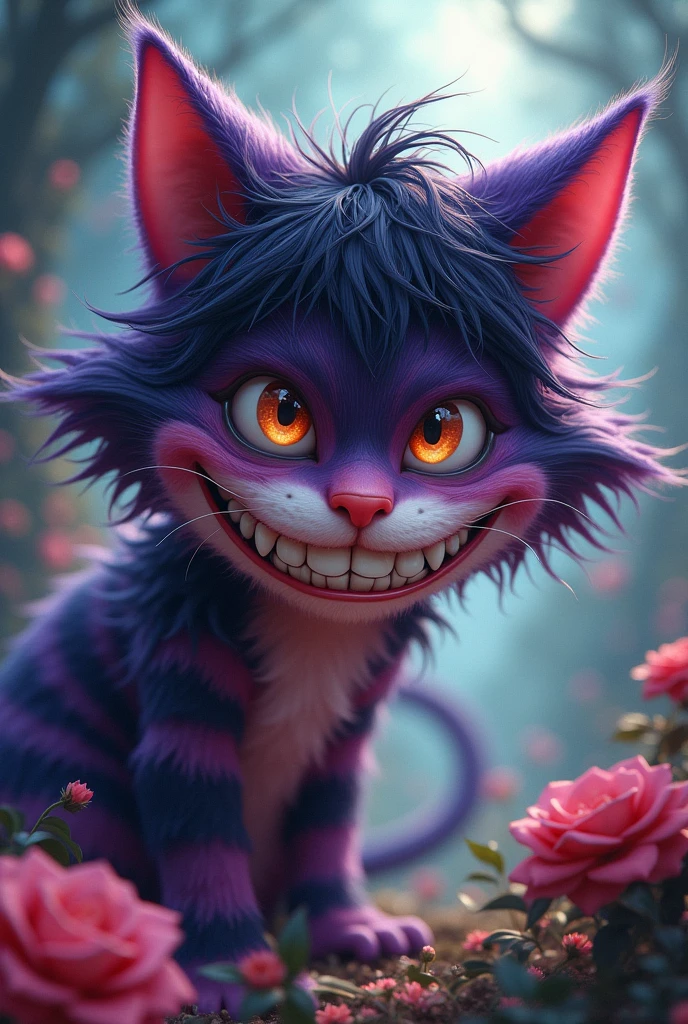 Jeon jungkook male cosplay of the smiling cat from Alice in wonderland humanized jungkook cheshire human human man jungkook famous