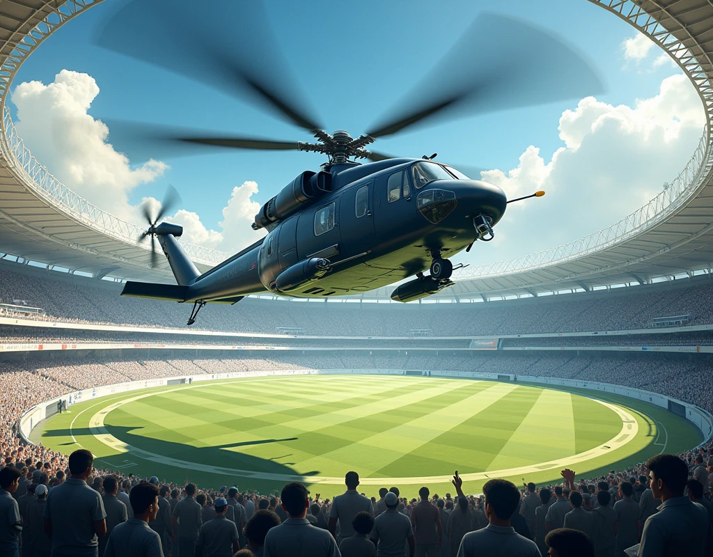  helicopter with stedium and creat name e CRICKET PREMIER LEAGUE 

