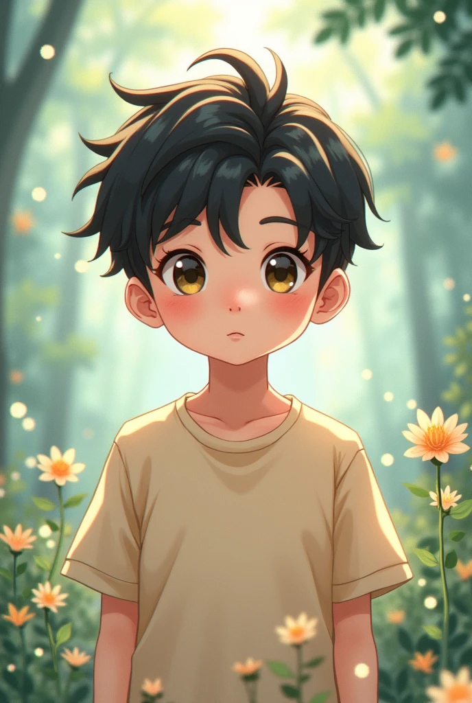 Anime cute boy