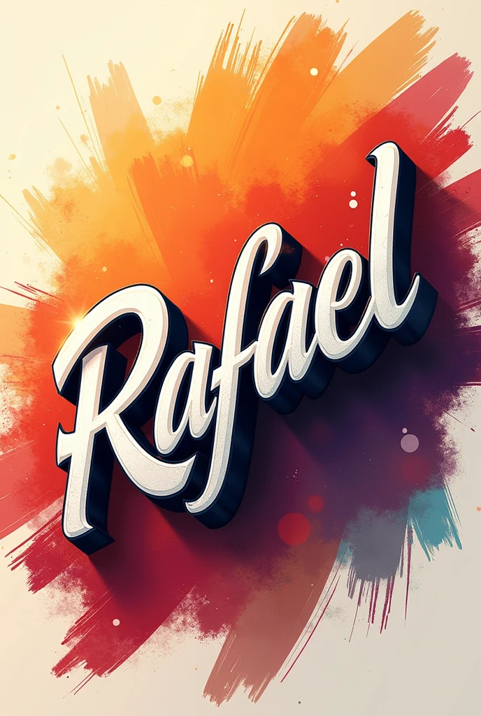 Drawing with first name Rafael