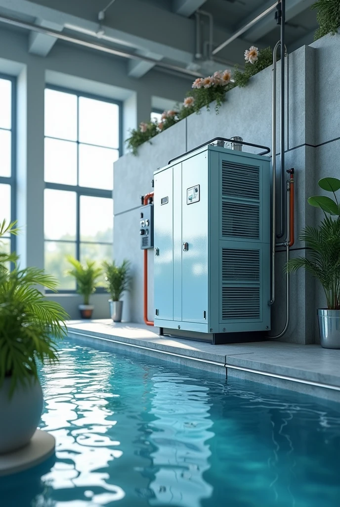 Please creative a background basing on data: A water treatment system for Cooling system and show benefits such as: Save water, energy, protect environment. Like as Eco solutions