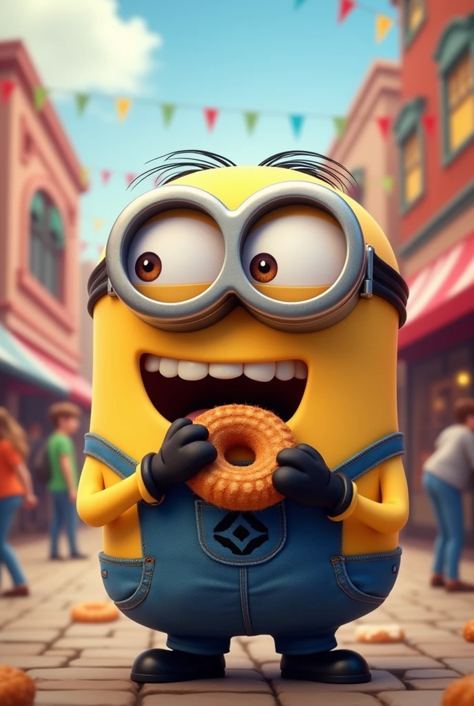 Minion eating churros