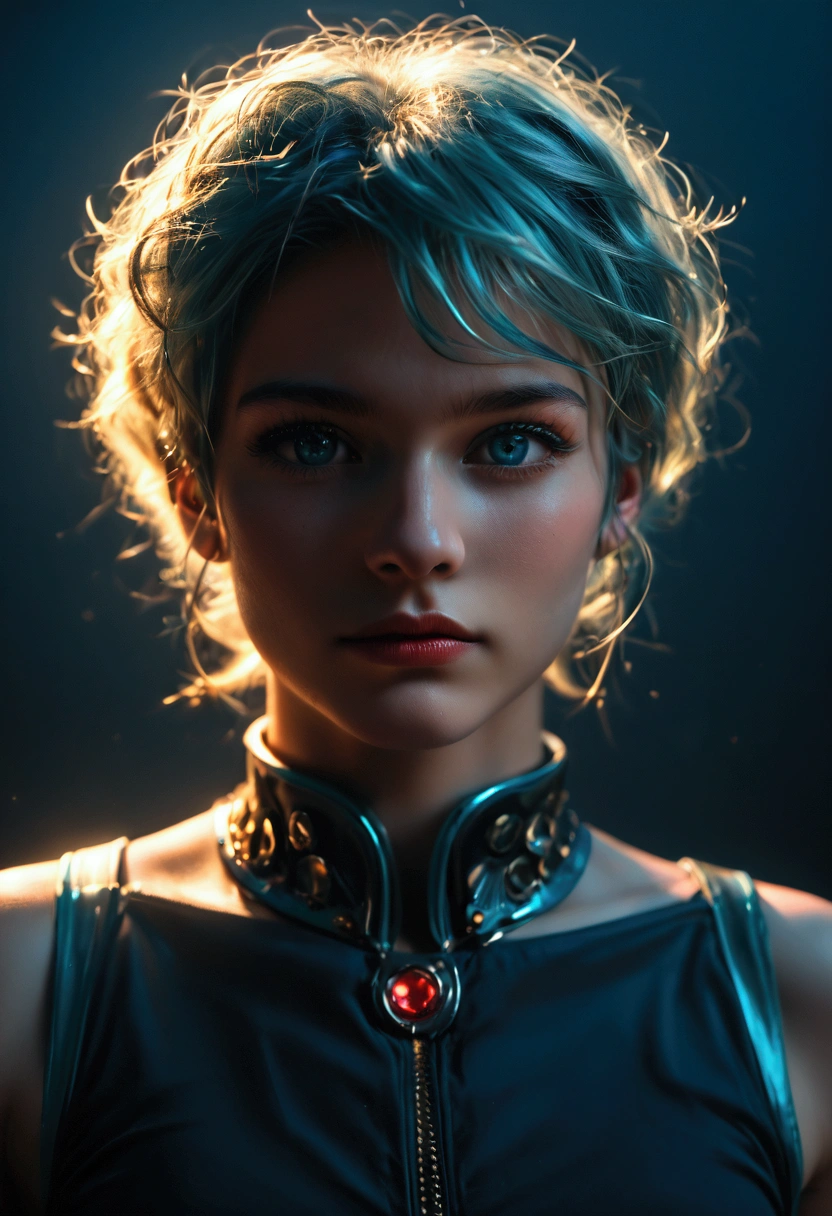 Genius girl Hatsune Miku, intricate detail Highly Detailed Eyes, Faded, 16K resolution, RAW, Nikon Z9, Creative, Masterpiece, Fantasy, High Definition, High Quality, 8k, Realistic, Dramatic Lighting, Soft Focus, Digital Illustration, Intricate Mechanics, Advanced Techniques, Dark Background Cinematic, High Contrast, High Contrast Atmosphere, (Best Quality, 4k, 8k, High Definition, Masterpiece: 1. 2), Ultra-Detailed, (Realistic, Graphic, Photorealistic: 1. 4) -- No Glass --AR 16:9 --Stylize 1000