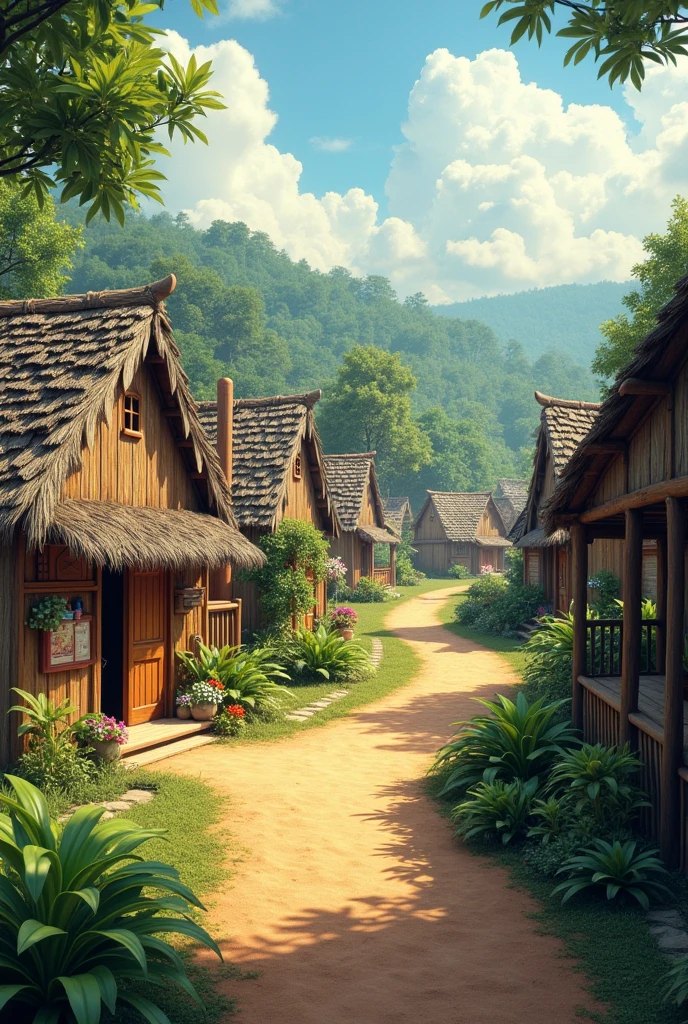 A beautiful village should be built with all the cottages in the cow cart Build everything you need to house a village A beautiful cottage should be everything professional view Everything a jaffna country should have is a beautiful authentic model The surroundings should be clear