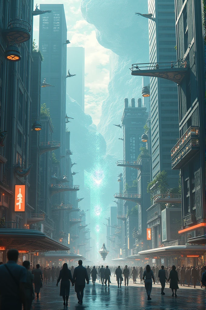 A near-future metropolis where technology has advanced to the point of allowing people to experience and interact with dreamscapes as if they were physical reality.