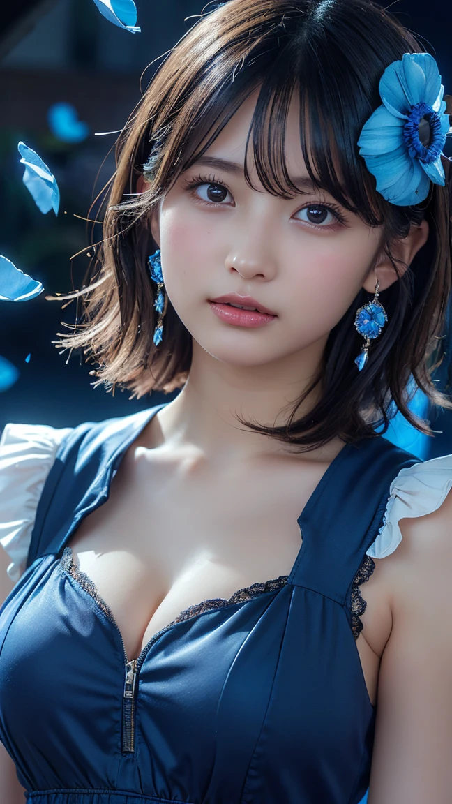 woman, Beautiful Face, perfection face, Full black hair, Pale white skin, 小さなsmile, sexy, perfection, Face zoom in, Shoot close to your face against a completely white background, 最high quality, detailed, Canon EOS 80D Photo, Tall face, indoor, (最high quality, masterpiece, Official Art, Beautiful and aesthetic:1.2), 1 girl, blonde, (hair ornaments, Earrings, flowers hair ornaments), Upper Body, Dynamic pose, Watching the audience, particle, Wind, flower, Complex background, Very detailed, (Fractal Art:1.2), colorful, (Tangled:1.2), (Abstract background:1.5), (Many colors:1.4), Pixelated fragment, Data corruption, colorful noise, Visual chaos, Contemporary aesthetics,128,000人のwomanモデル, Huge breasts, eye, ((Random short hairstyles)), High resolution, A whimsical dance unfolds against a crisp white backdrop, as a multicolored harlequin woman's upper body twirls in vibrant splendor. Her dress, a tapestry of swirling patterns, playful textures, and wispy cloud-like fabrics, radiates with kaleidoscopic colors. Stylized anatomy and fantastical details adorn her face, hair, and clothing, as soft, dreamy lighting casts subtle shading, adding depth to the composition.Upper Body, No background, Studio Lightning, ((High resolution, one beautiful young woman,latex (Soft Saturation:1.3), (Fair skin:1.2), wearing red clothes, 85mm lens,f/8.0, Background Gal, Brown Hair, Generate hyper realistic image of a beauty portrait where shadows play a crucial role in sculpting the woman's features. Experiment with dramatic lighting、Creates interesting shadows that accentuate the contours of the face。。。. masterpiece, high quality realistic photo, Realistic raw photos, high quality, 8k, Cinematic lighting, High Contrast, Bright colors, (detailedな顔:1.2),portrait of a very Large Breasts beautiful Inran_Japanese German_beauty, Very bright backlight, wear (princess dress made of ((blue flower petals)):1.3),(transcendent beauty of a flower princess:1.3), break, perfection face,perfection eyes,HD d