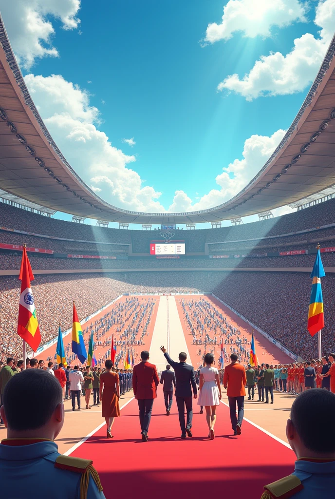 Invitation to the Olympics parade