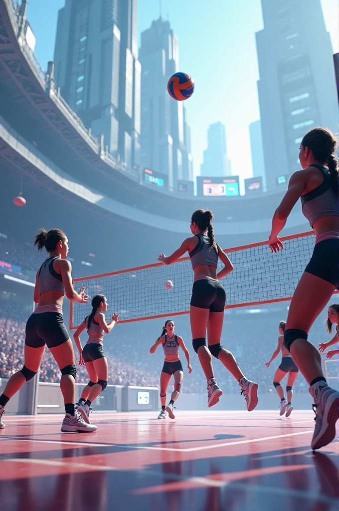 Futuristic volleyball 