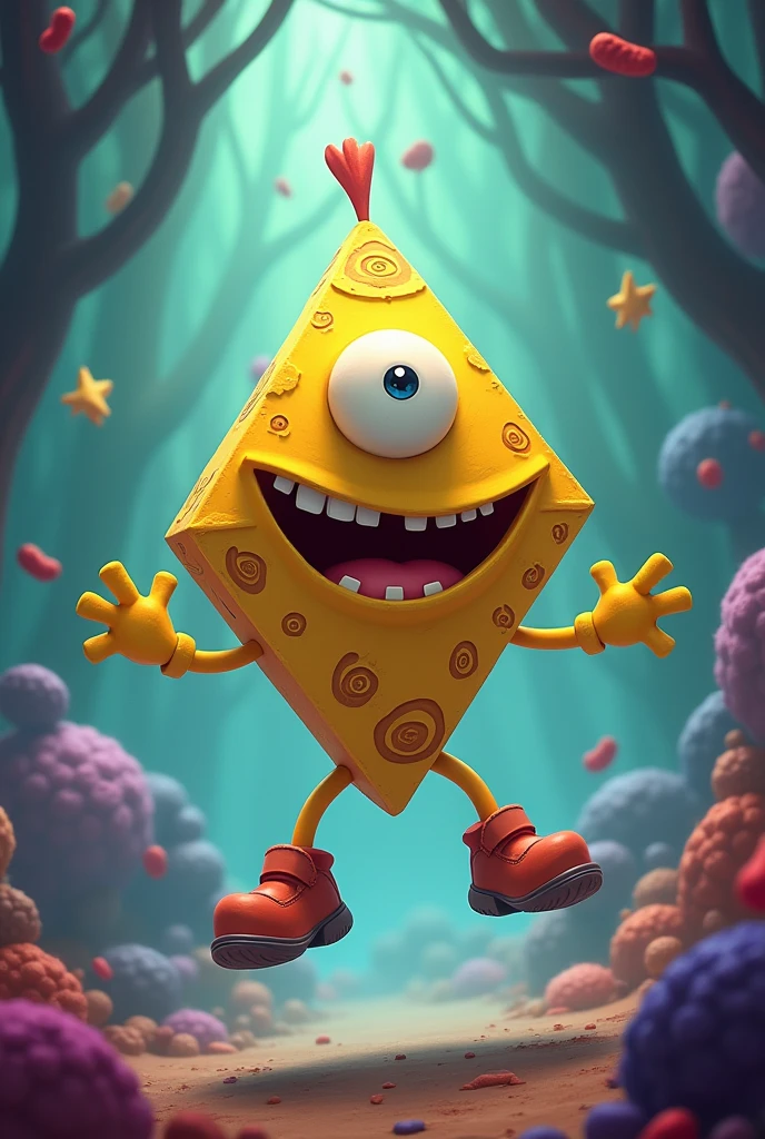 Bill Cipher baby with squeaky velcro shoes
