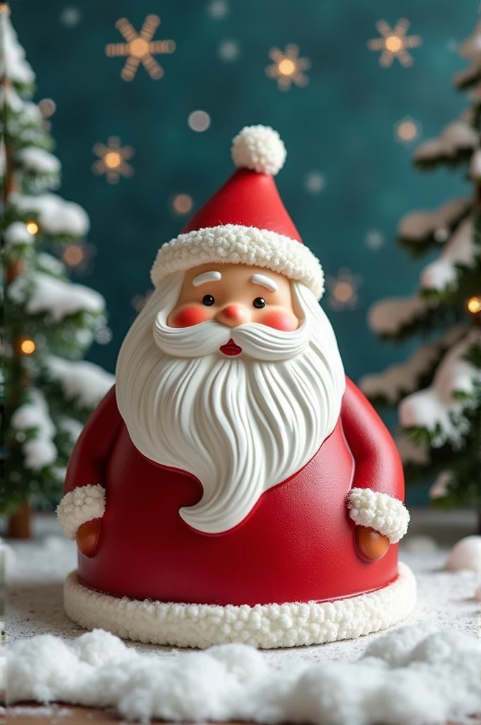 Create a Santa Claus napkin holder
