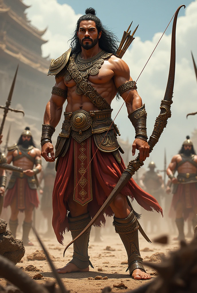Create a mahabaratha 
accurate arjuna