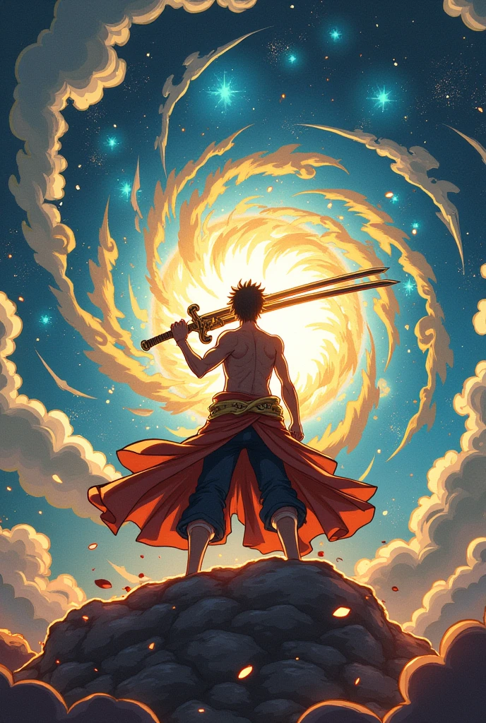 one piece、Three-sword style secret technique、Three thousand worlds