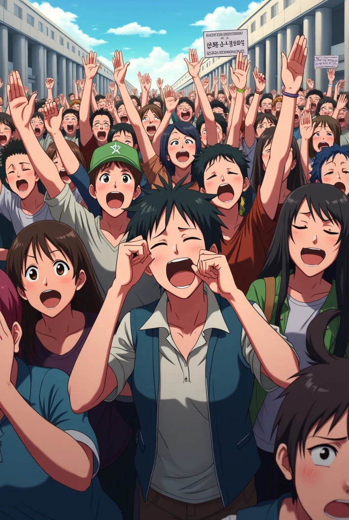 All people crying and saying bd anime back