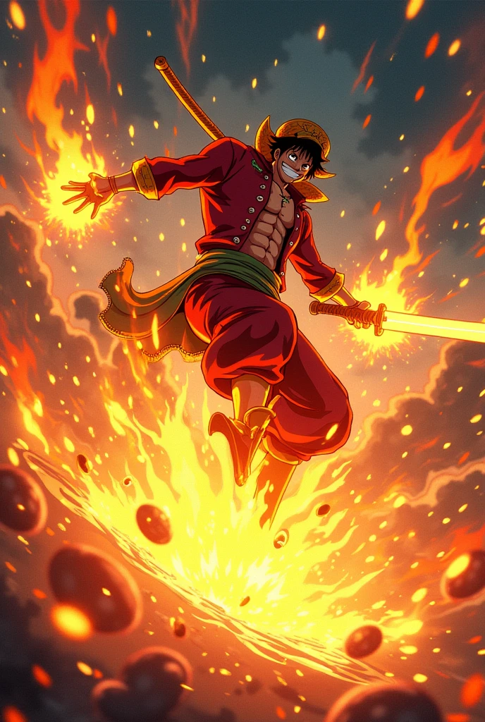 one piece、Diable Jump、Poitraine Power Shot