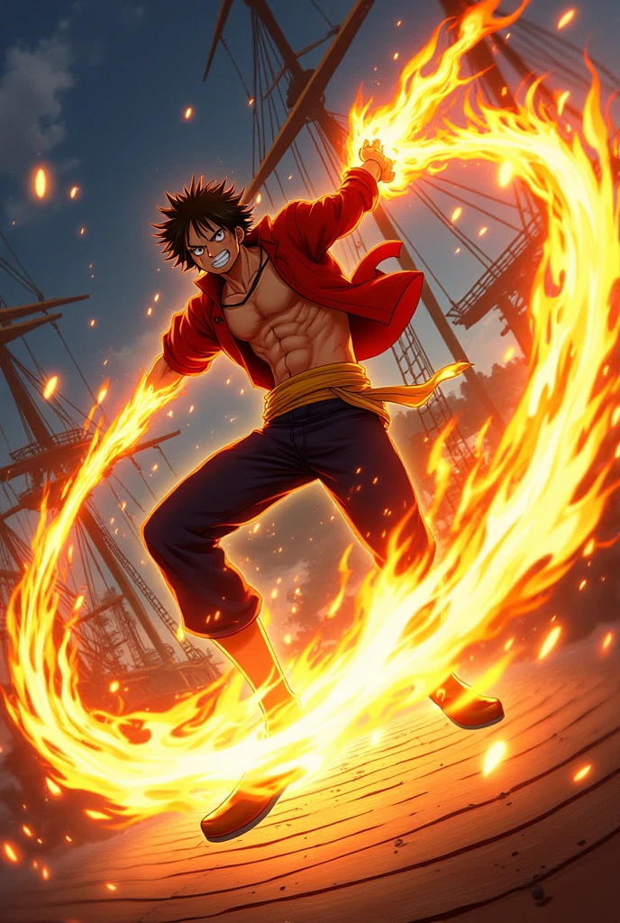 one piece、Diable Jump、Poitraine Power Shot