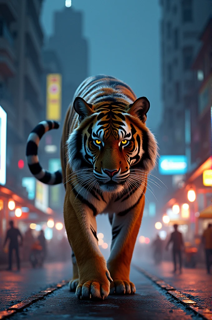 Tiger Mumbai City night