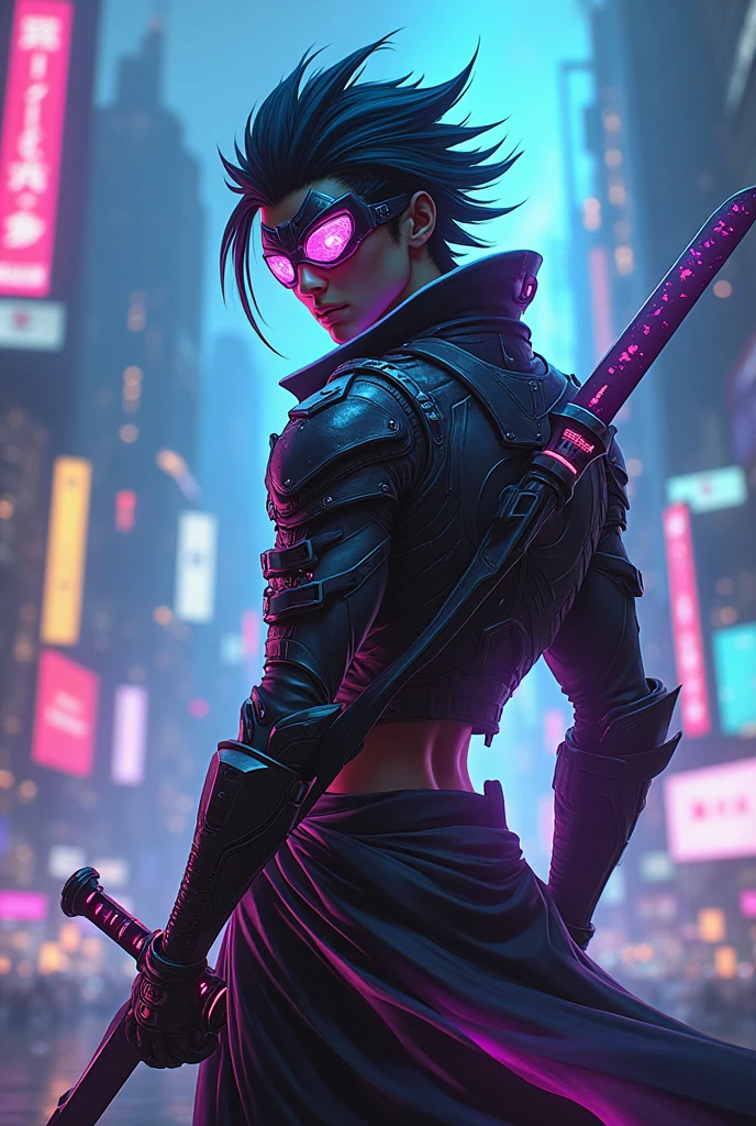 Lol champion yasuo cyberpunk mode