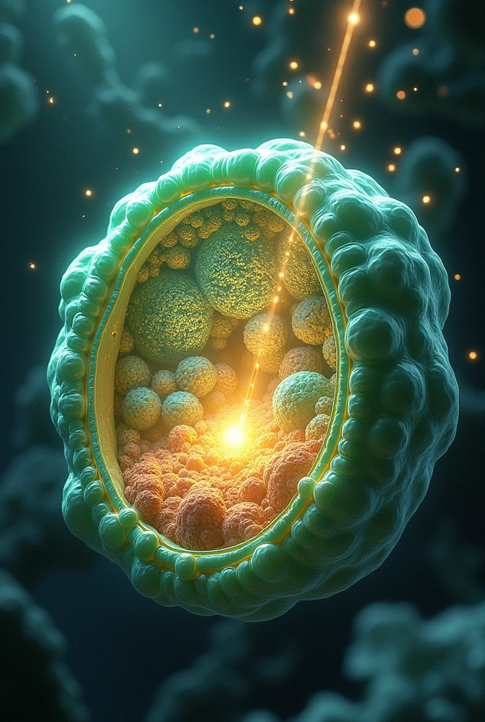 Only thylacoid membrane of chloroplast in which you show d protein and light harvesting complex (LHC) and coming light on LHC as photon and release electron as e-. And LHC present inner side of thylacoid membrane and inside thylacoid membrane show luman where are present h+ ion and o2.