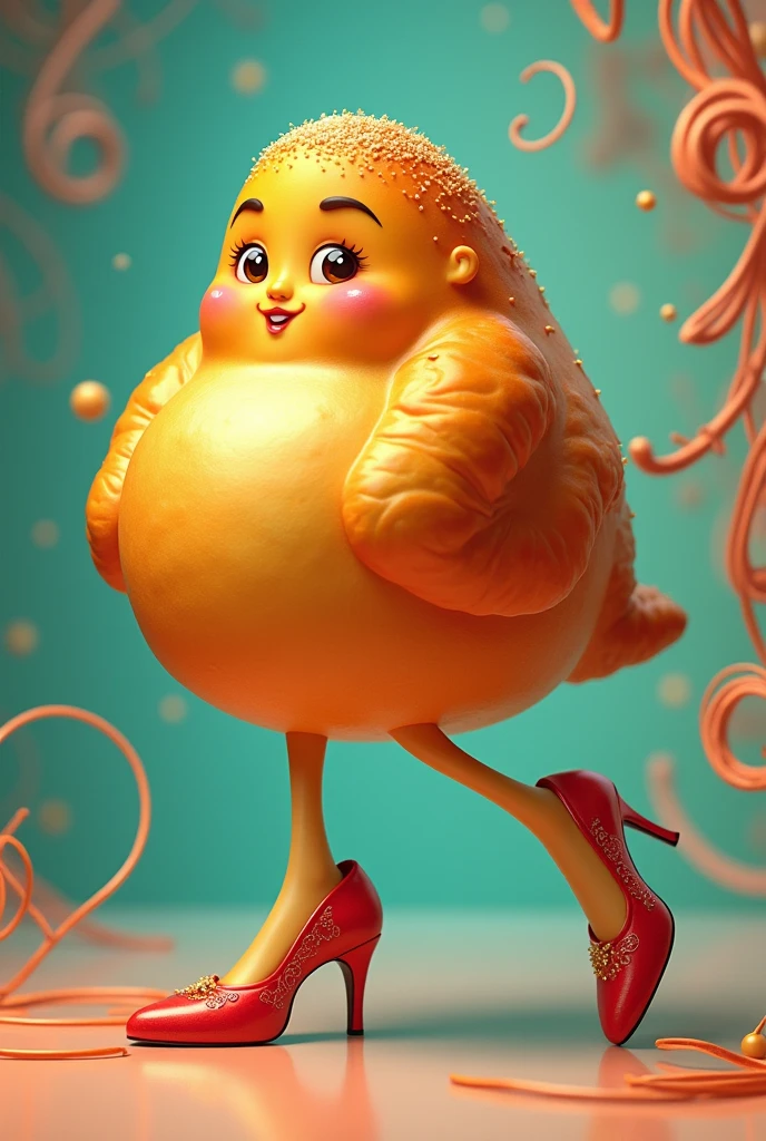 Cheburek on heels
