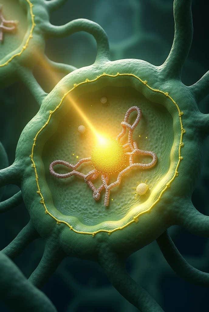 Only thylacoid membrane of chloroplast in which you show d protein and light harvesting complex (LHC)  and coming light on LHC as photon and release electron as e-. And LHC present inner side of  thylacoid membrane and inside thylacoid membrane show luman where are present h+ ion and o2. This pic not as chloroplast details  so pls recreate as I give promt