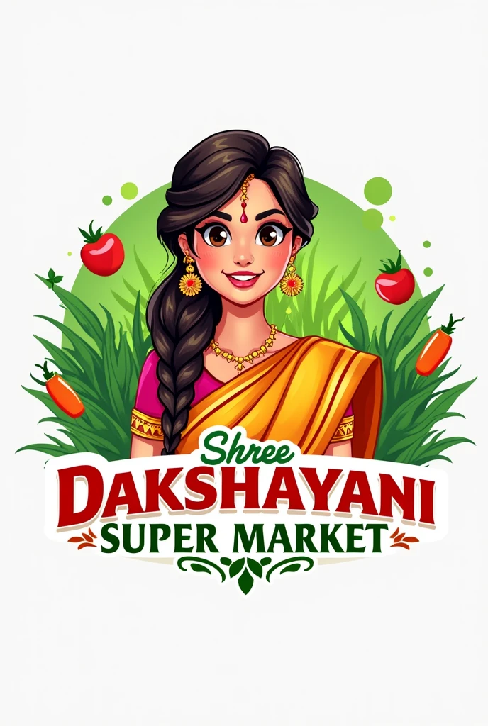 Shree dakshayani super market shop logo