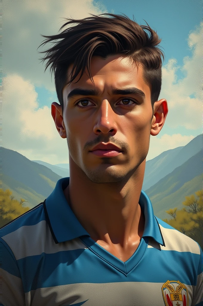 Create an image that says Juan Izquierdo, Uruguayan player, may he go away in peace