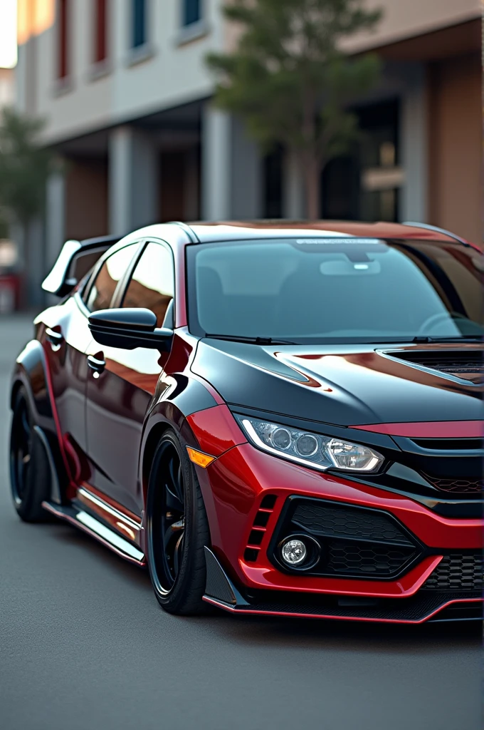 Honda civic in modified like Lamborghini 
