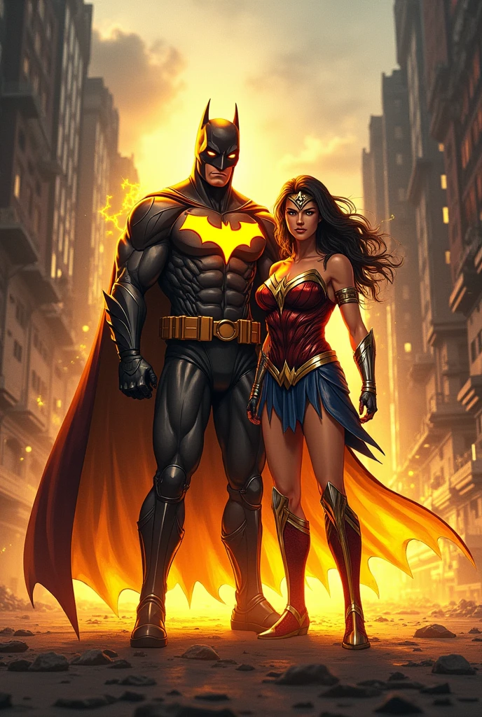 Batman becomes a super saiyan and marries wonder woman