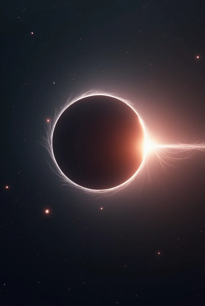 Image: The *Eclipse* returning to normal space, with the mysterious ring structure fading into the distance behind them.]**
