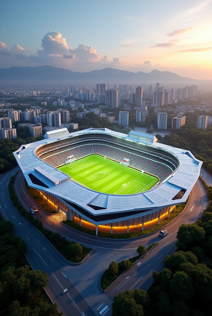 Aldo Dapuzzo Stadium of Sport Club São Paulo in Rio Grande do Sul, renovated to UEFA standards
