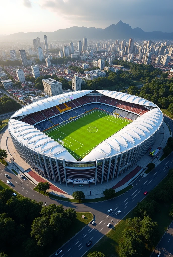 Aldo Dapuzzo Stadium of Sport Club São Paulo in Rio Grande do Sul, renovated to UEFA standards