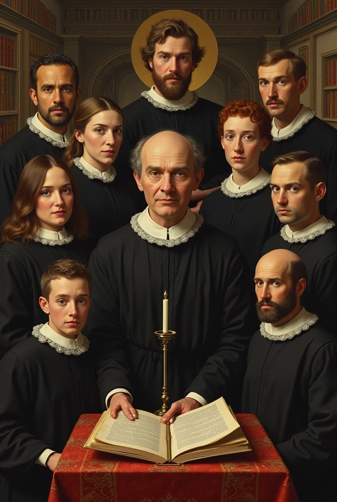 Create an AI image for the data given
Provide examples of notable Jesuit-educated individuals.