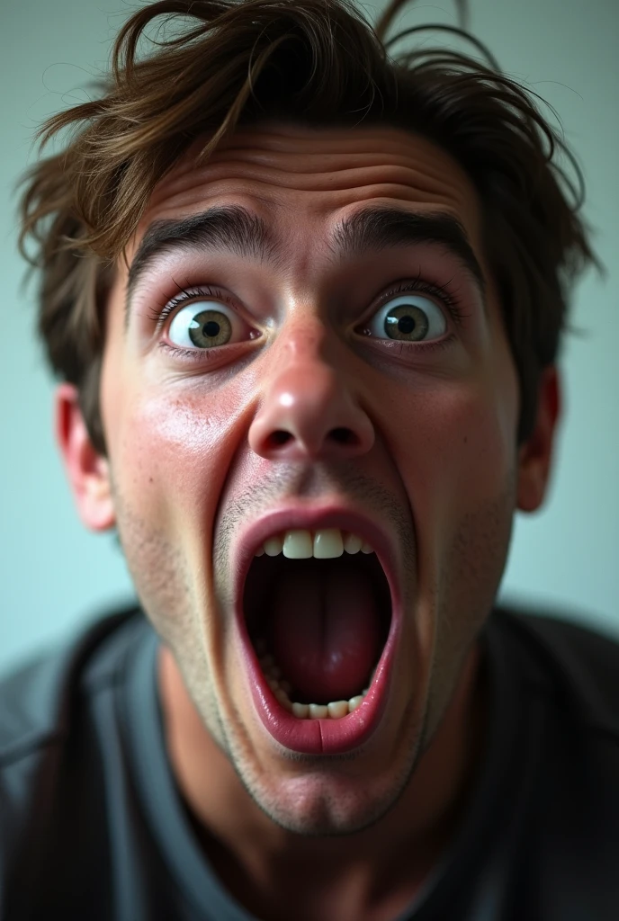 Mr beast mouth open shocked