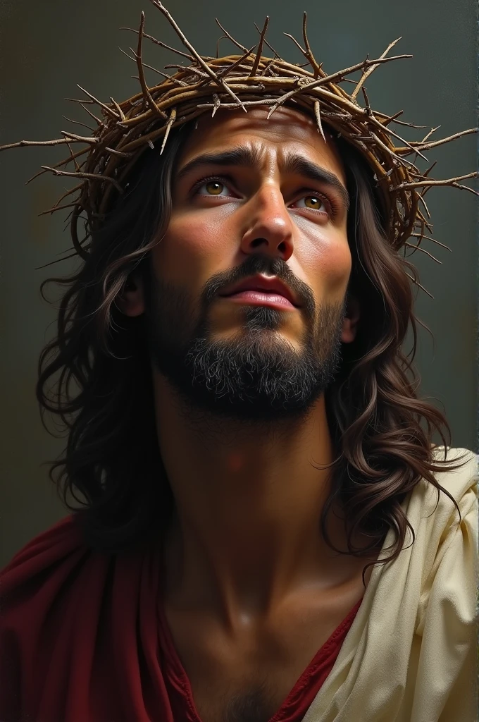 Jesus with the crown of thorns