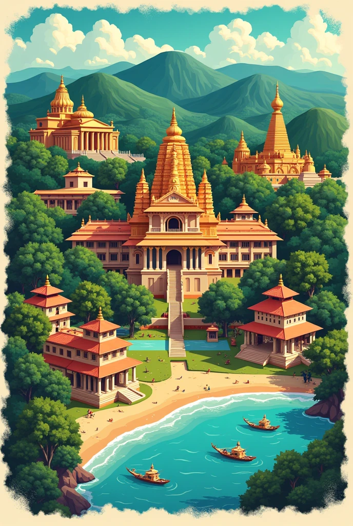A postet regarding trivandrum district  in kerala 
