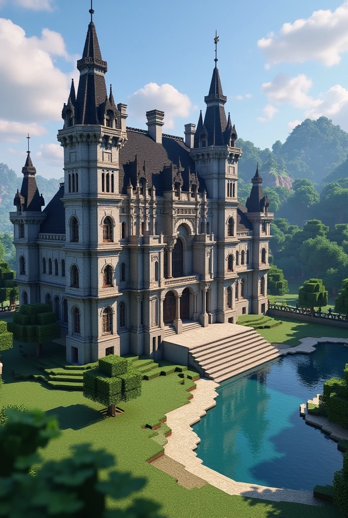 Un plan pour manoir Minecraft base stp les fondation le layer stp