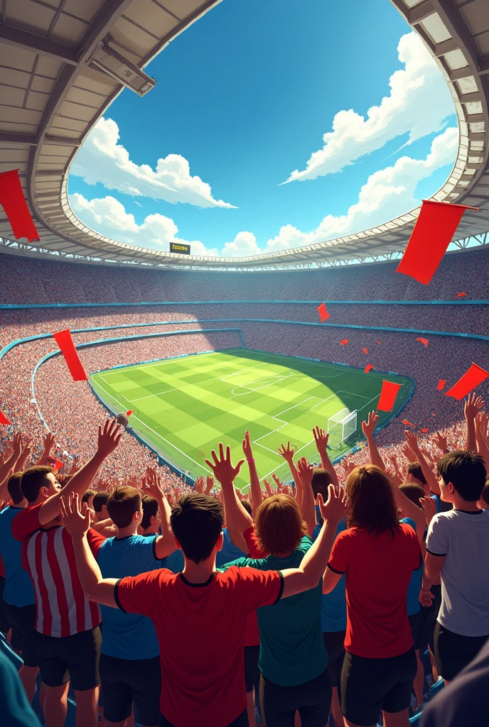 Soccer game day card