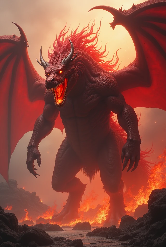 Crocodile and red dragon hybrid 