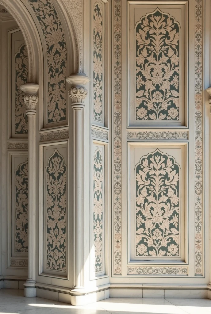 - **Visual:** Footage of the intricate floral inlay work on the walls of the Taj Mahal.