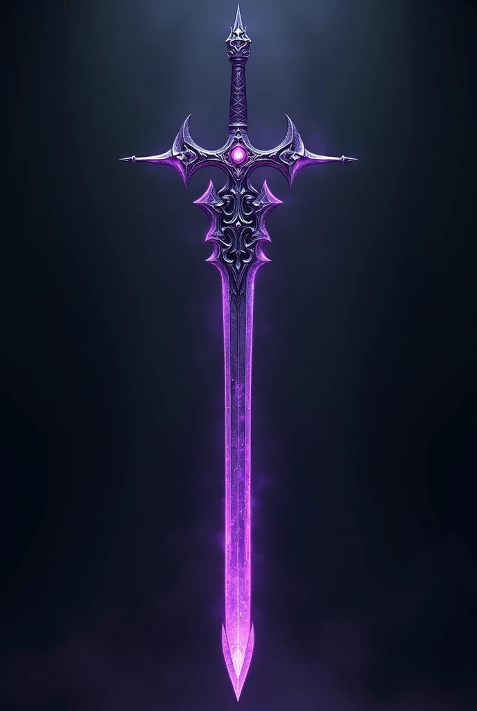 The purple-black color looks like a sword mixed with a magic staff. It looks cool and beautiful at the same time. There are 3 pieces, medium, small and large.