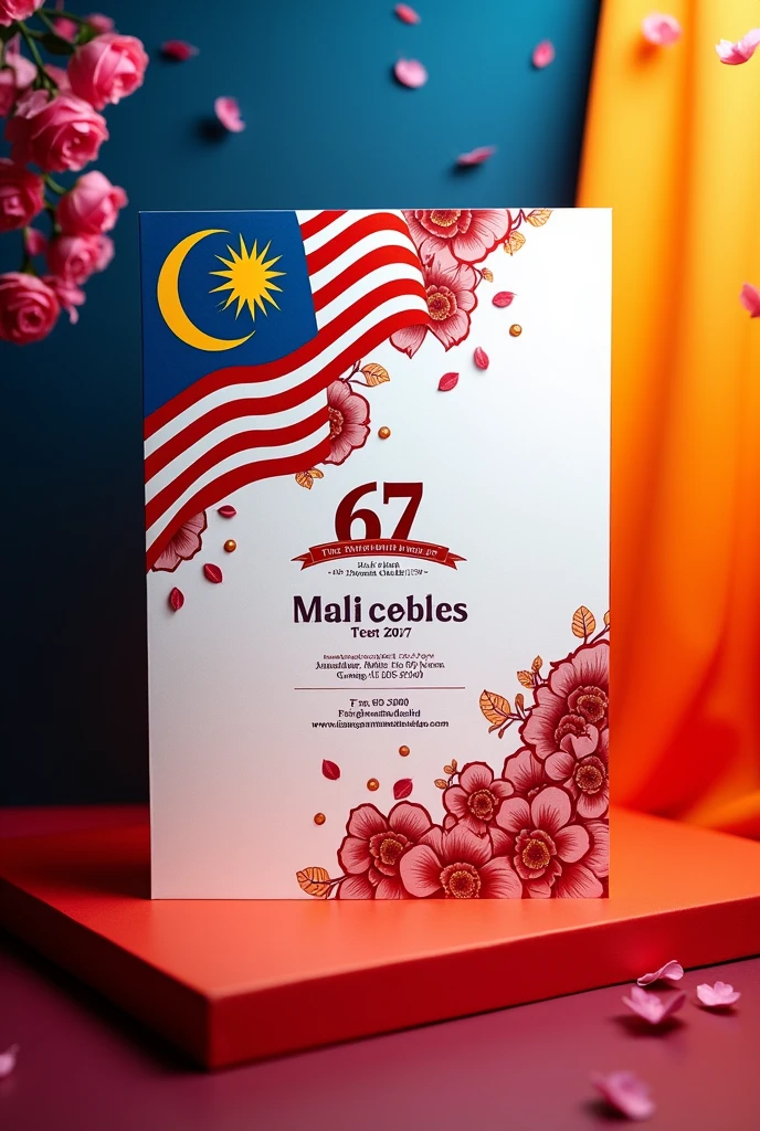 I want a invitation card for 67 Malaysian independence day venue iihm global campus