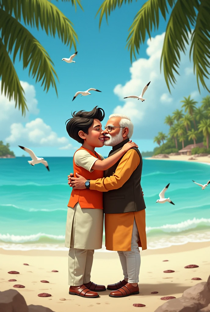 Modi with Joey seens sex in bich 

